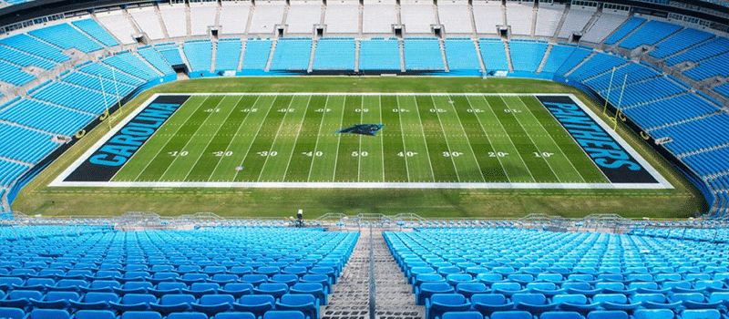 Bank of America Stadium por dentro