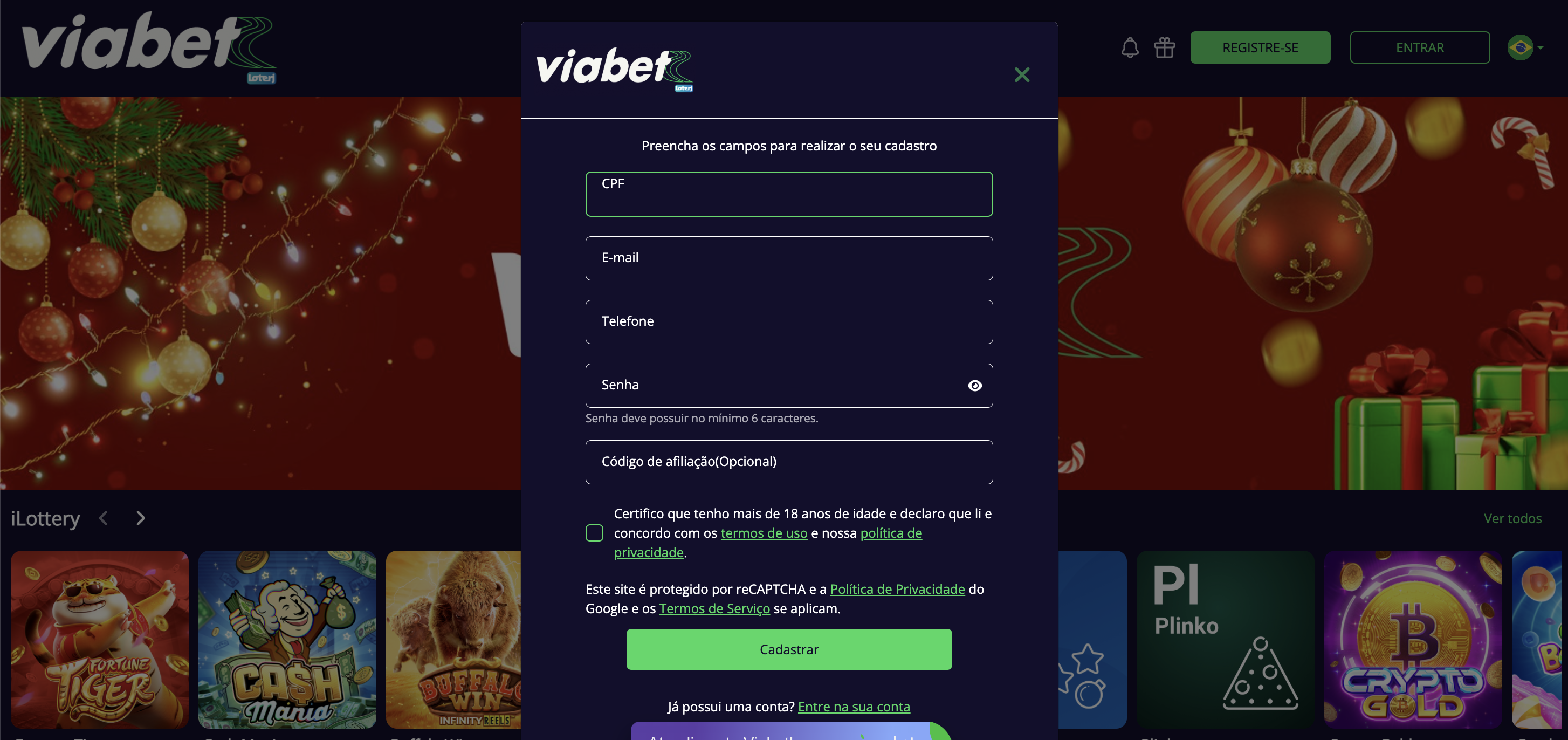 viabet home